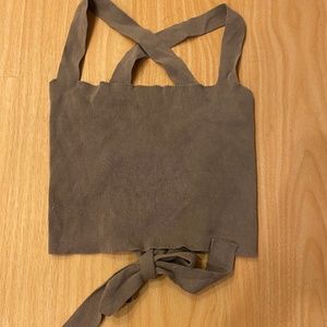 Taupe Strap Tank